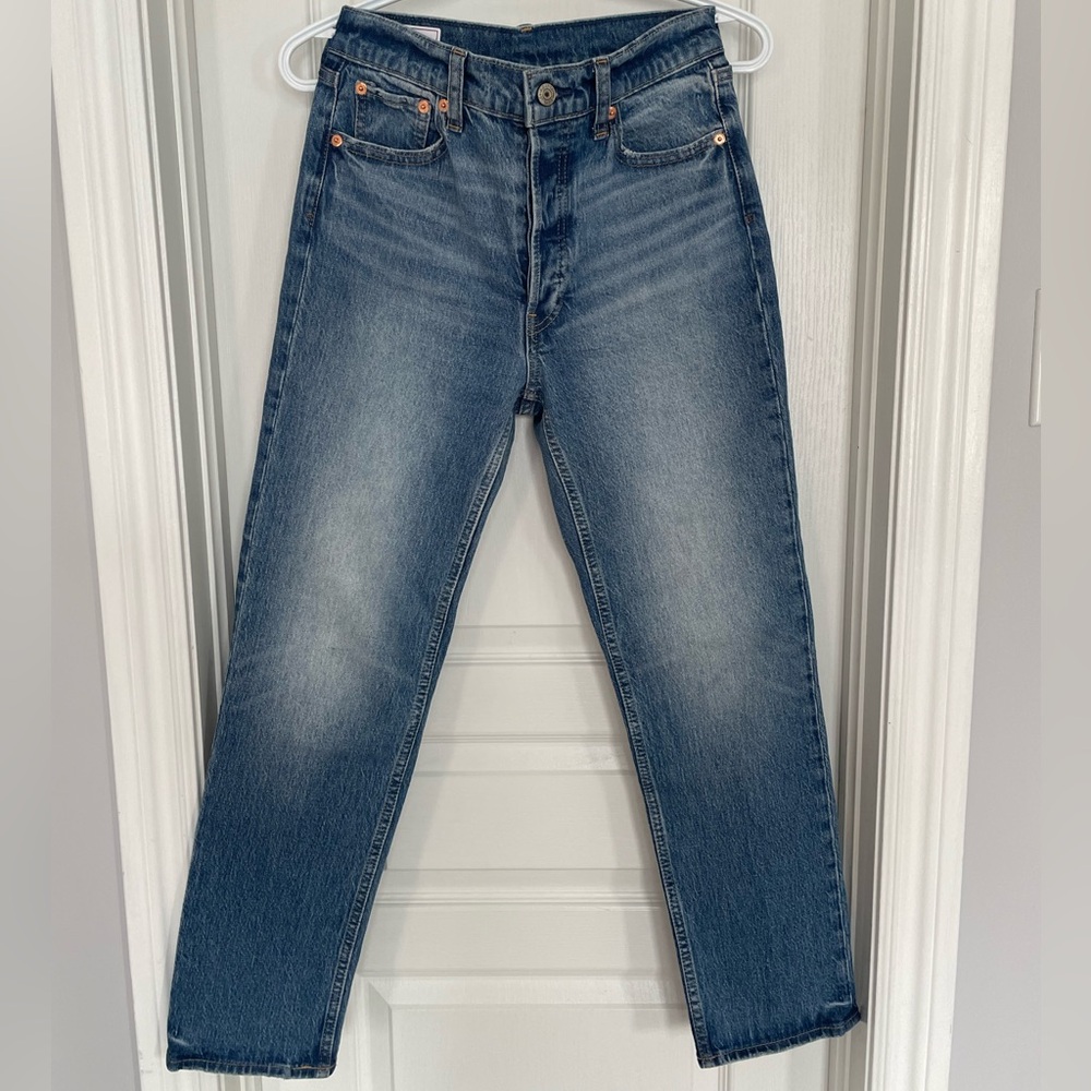 Gap High Rise Cheeky Straight Jeans, 26/2